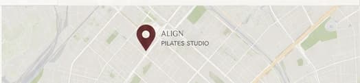 Схема расположения ALIGN Pilates Studio